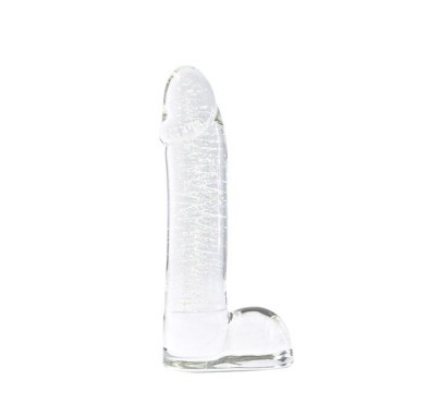 FIREFLY GLASS SMOOTH BALLSEY 4INCH DILDO